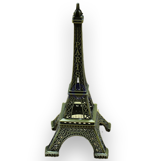 Eiffel Tower 15cm Metal Decoration