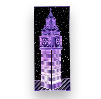 Big Ben Acrylic Stand Color Changing LED