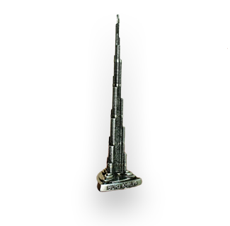 Khalifa Tower Metal Decoration (Gray)