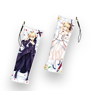 FGO Saber Mini Dakimakura Phone Strap