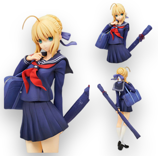 Fate Stay Night Saber School Uniform ver. 20cm Figurine