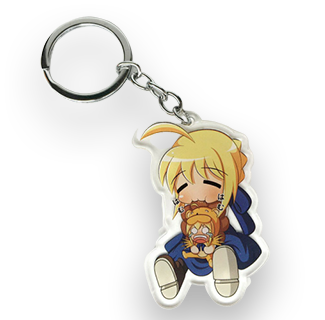 Munching Saber Keychain