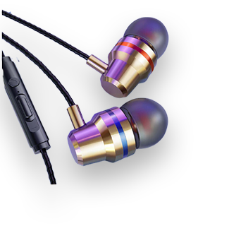 3.5mm Wired Stereo Earpiece (Gold)