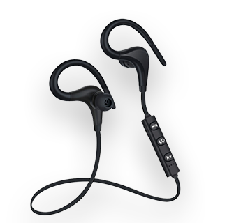 Wireless Stereo Bass Sports Headset (Black)