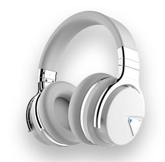 Cowin E7 ANC Wireless Bluetooth Noise Cancelling Headphones (White)