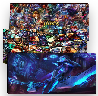 League of Legends Random Design Rubber Mousepad