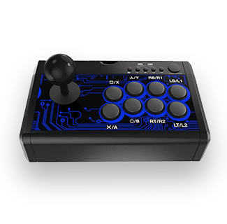 TP4-1886 DOBE 7-IN-1 Arcade Fighting Stick Gamepad Controller