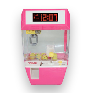 Claw Machine Alarm Clock (Pink)