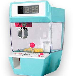 Claw Machine Alarm Clock (Blue)