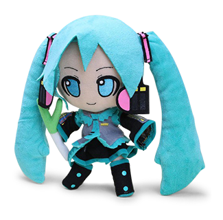 Hatsune Miku Classic Vocaloid Outfit 24cm Plush Toy