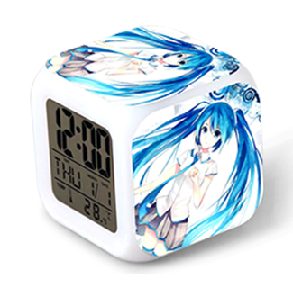 JK Hatsune Miku Cube Digital Clock