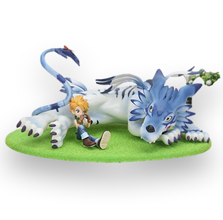 Digimon Adventures - Yamato & Garurumon 13cm Figurine