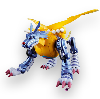 Bandai Tamashii Nations Digivolving Spirits 02 - Metal Garurumon 20cm Figurine