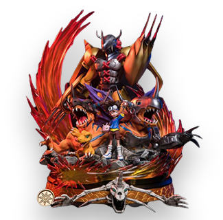 Digimon Adventures - Greymon Burst Resin Statue