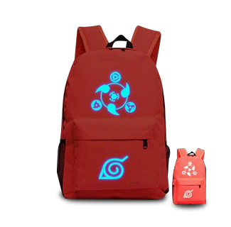 Naruto Shippuden Luminous Canvas Backpack (Red)
