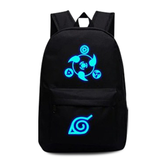 Naruto Shippuden Luminous Canvas Backpack (Black)