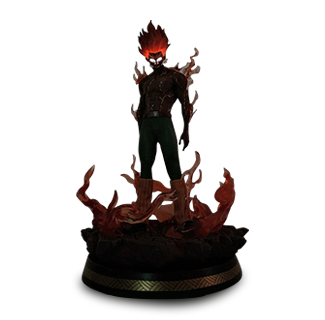 Might Guy - Hachimon Tonkou no Jin 30cm LED-Eyes Figurine