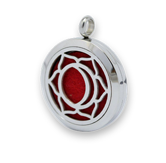 Stainless Steel Swadhisthana Chakra Aroma Diffuser Locket Pendant 10pcs