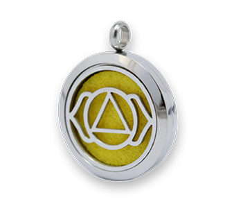 Stainless Steel Ajna Chakra Aroma Diffuser Locket Pendant 10pcs