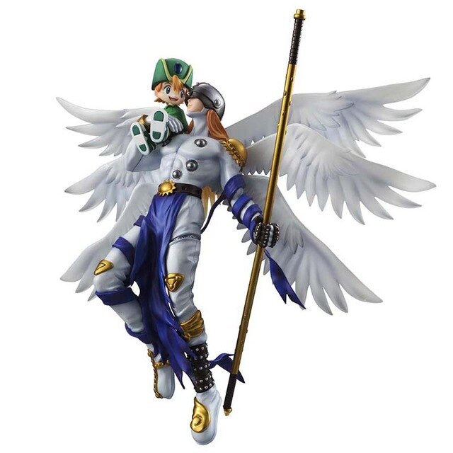 Angemon with Takeshi Figurine