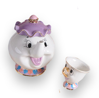 Beauty And The Beast Teapot & Mug Set