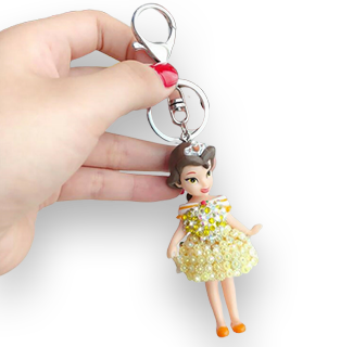 Disney Princess Mini Figure Keychain (Belle)