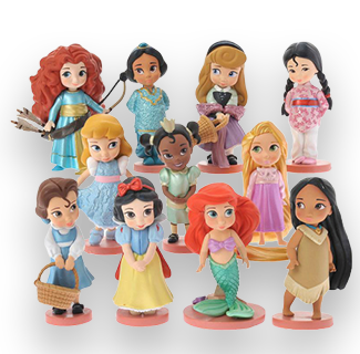 Disney 11 Kid Princesses Action Figure Collection