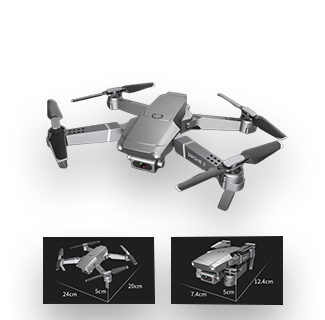 E68 WIFI HD 4K 1080P Camera RC Foldable Quadcopter Drone