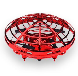 Mini Hand Sensing UFO RC Drone (Red)