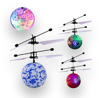 Mini RC LED Shinning Ball Helicopter Drone