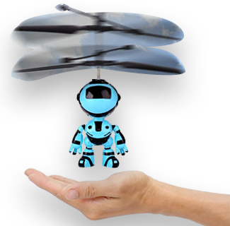 RC Hand Inductive Flying Robot