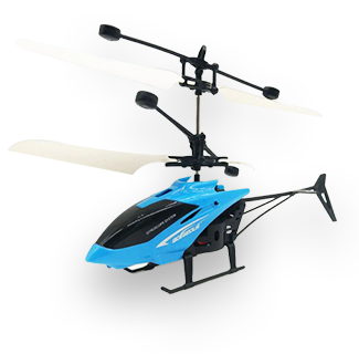 Mini RC Suspension Induction Helicopter (Blue)