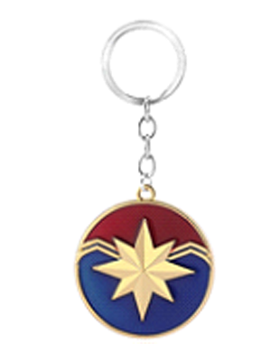 Captain Marvel Symbol Keychain
