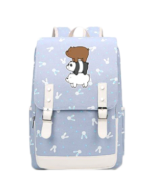 We Bare Bears Fashion Cartoon Printed Backpack