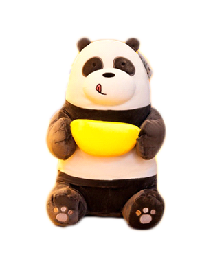 We Bare Bear Panda with Food Stuffed Toy