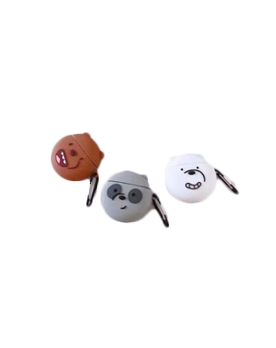 We Bare Bear Apple Airpods Shockproof Silicone Protection Case