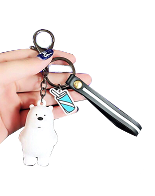 We Bare Bears Polar Bear Keychain