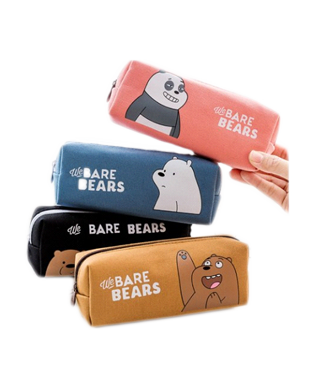Metoke We Bare Bears Canvas Pencil Case