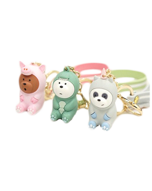 We Bare Bears 6cm Cartoon Keychain