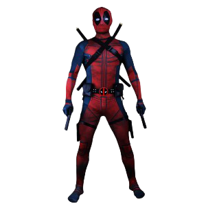 Deadpool Zentai Suit Costume - Universal Size